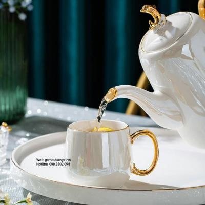 BỘ TÁCH TRÀ KÈM BÀN XOAY